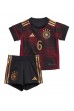 Tyskland Joshua Kimmich #6 Babyklær Borte Fotballdrakt til barn VM 2022 Korte ermer (+ Korte bukser)